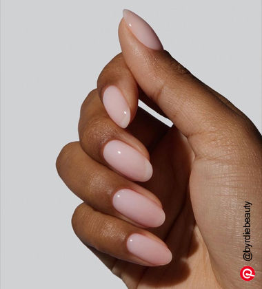 Strawberry milk naked nails for proposal 