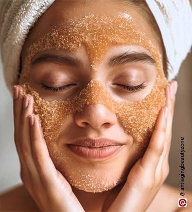 face scrub before everything shower 