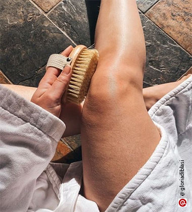  dry exfoliation before everything shower