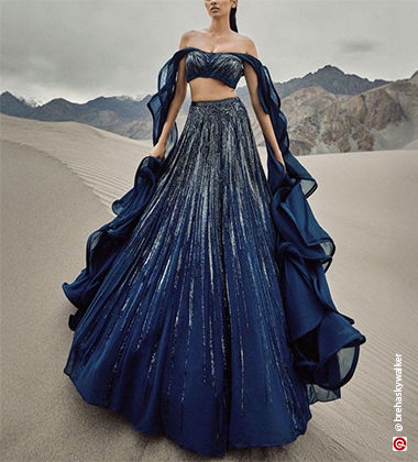 reception saree look for bride