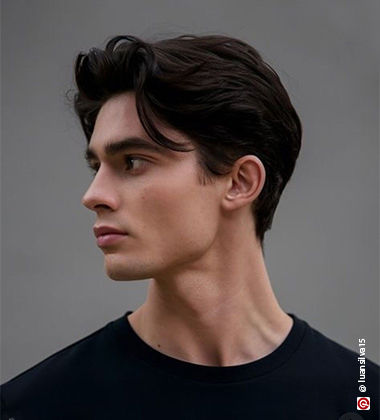 hairstyles for men with thin hair - pompadour