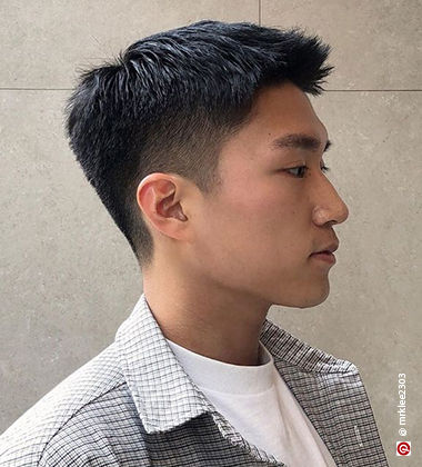 hairstyles for thin hair men - mid fade