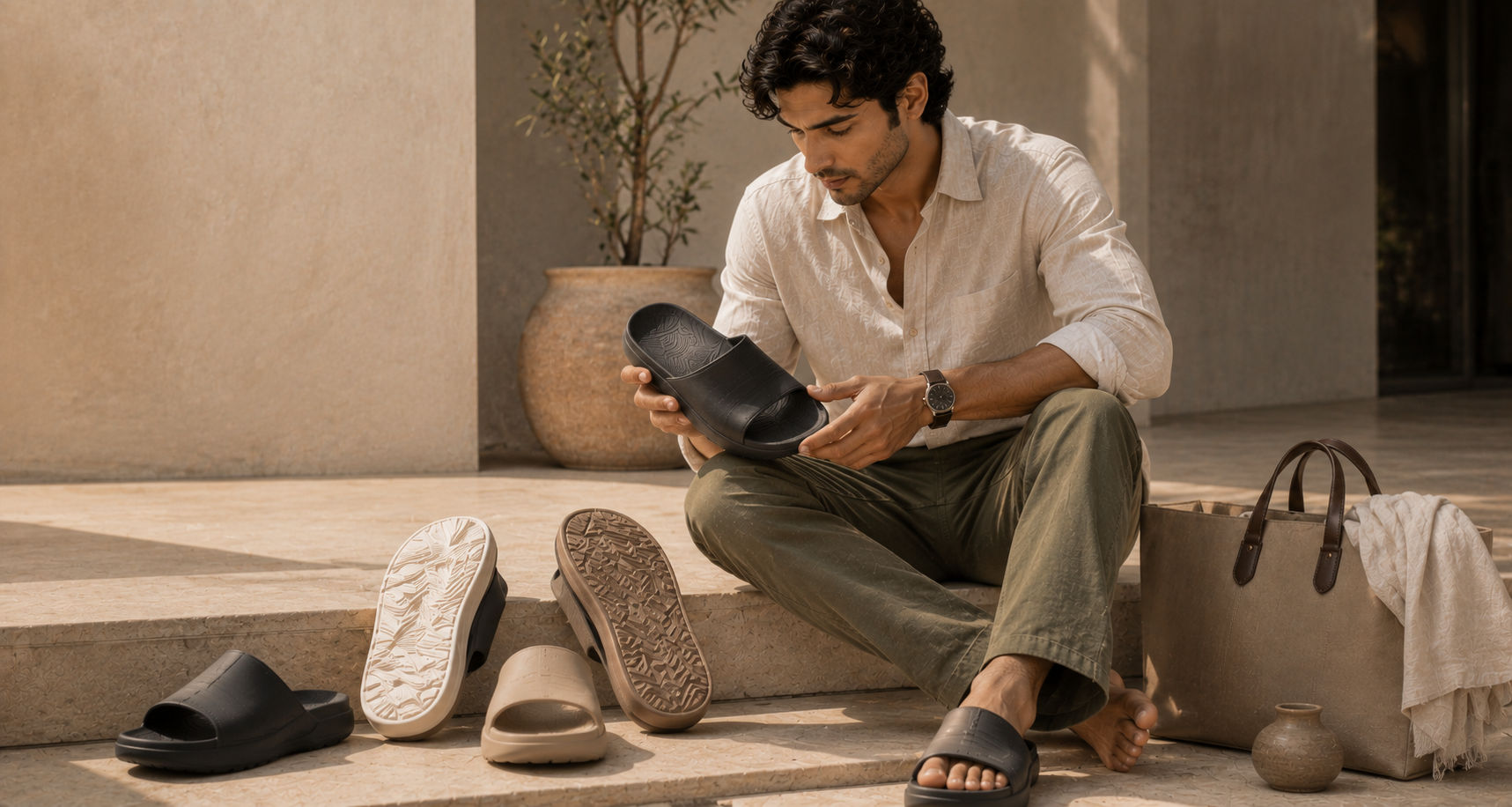 Cushioned Sliders for Men: Which Sole Types Give the Best Support?