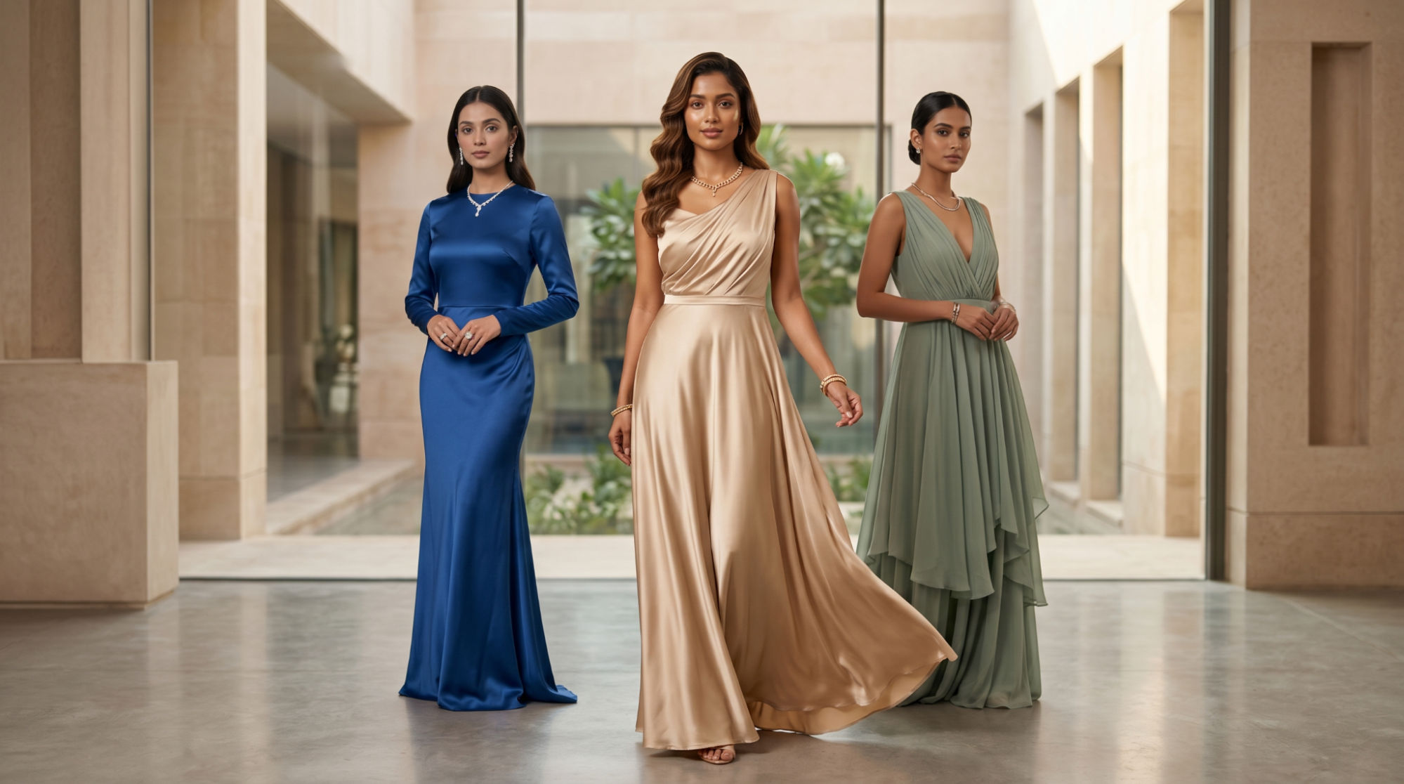 How to Pick a Gown Colour That Suits Your Skin Tone?