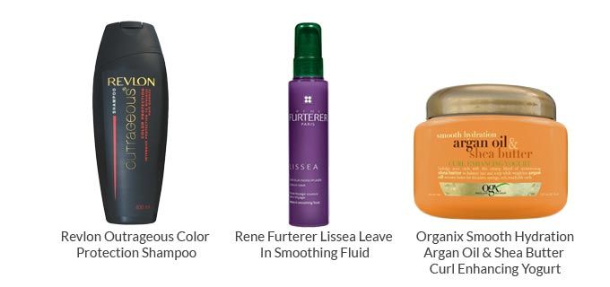 types of red hair color- hair care products