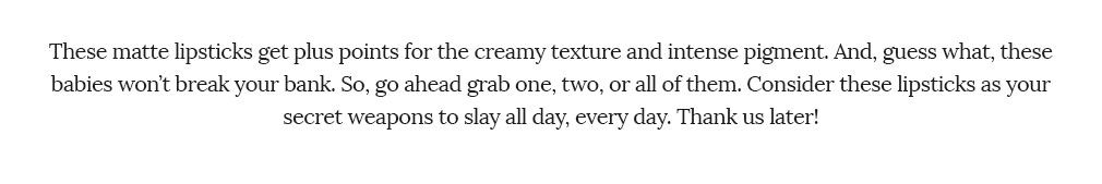 Say hello to Nykaa So Matte! Lipsticks - 27