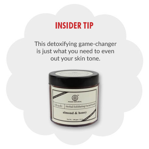 Khadi face scrub for women