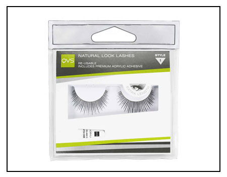 best false eyelash - QVS Natural False Eyelashes in Style Q1