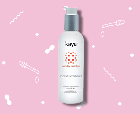 best products for sensitive skin- Kaya Sensitive Face Cleaner