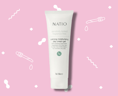 best products for sensitive skin- Natio Sensitivity tested day cream gel