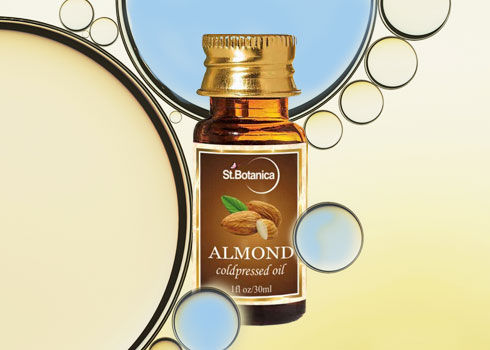 best hair oils – St.Botanica Almond Pure Coldpressed Carrier Oil