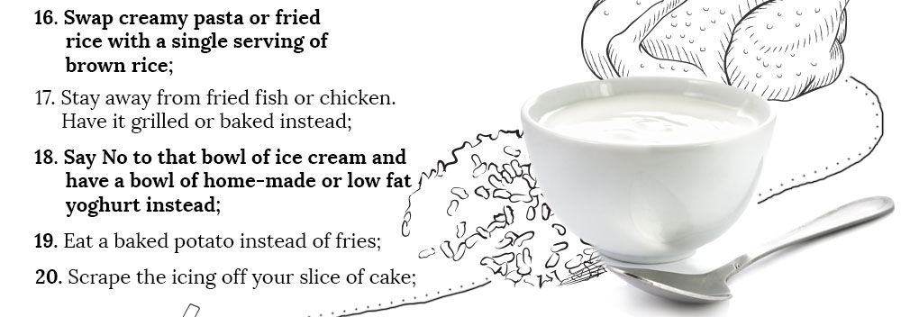 30 ways to lose a kilo - 5