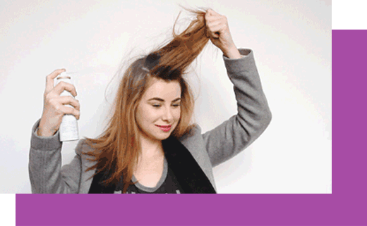 how to take care of colored hair- dry shampoo
