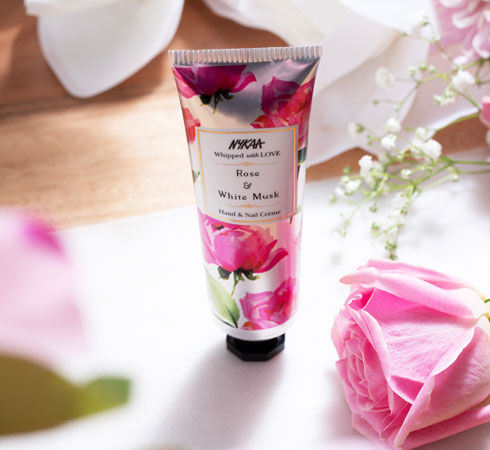 Nykaa Hand & Nail Cream- Rose & White Musk