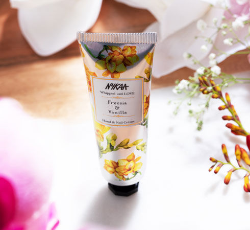 Nykaa Hand & Nail Cream- Freesia & Vanilla