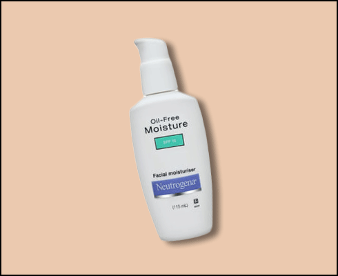 skin care products for oily skin- Neutrogena Oil-Free Moisturiser Spf 15