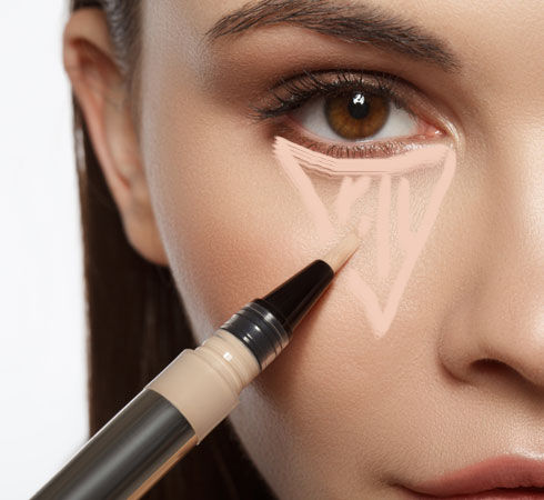 Makeup Hacks to hide dark circles
