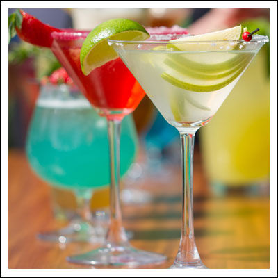 healthy food options- weekly glass of wine/beer