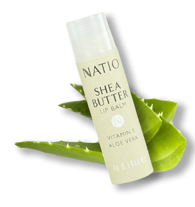 Herbal Bath Products- Natio Shea Butter Lip Balm
