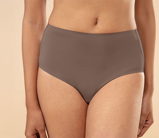 Bonded no VPL Full brief - NYP210 - Grey