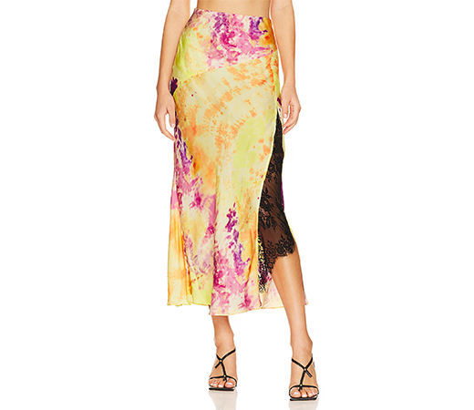 L'Academie Midi Skirt