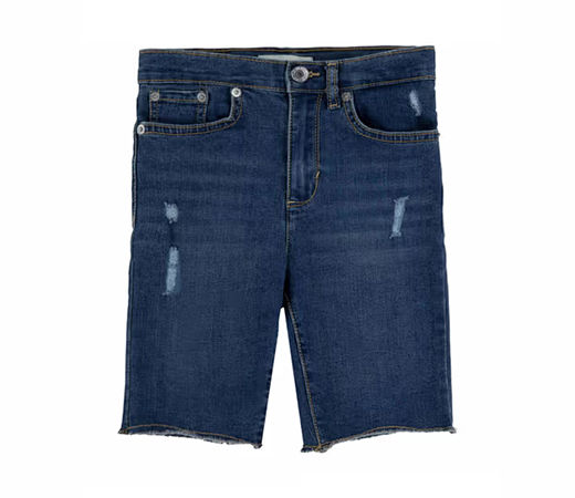 Levi’s Girls Blue Distressed Shorts