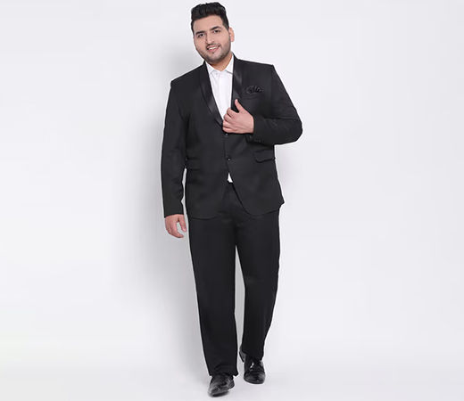 HANGUP Black Solid Suit
