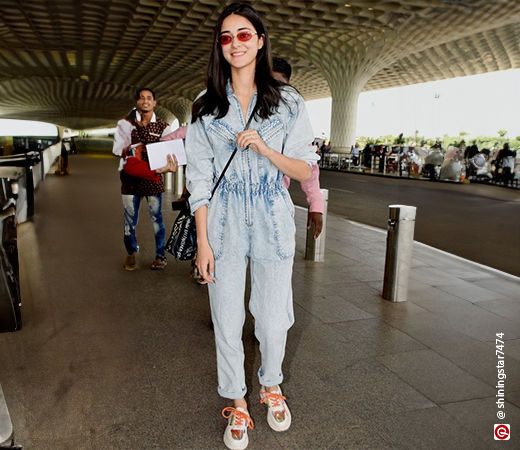 Ananya Panday wearing a jumpsuit