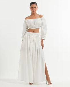 TIC White Abel Co-Ord (Set of 2)