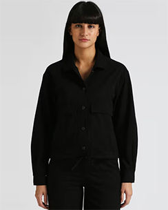 Pepe Jeans Black Tessie English Rose Shacket

