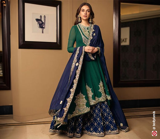 winter wedding outfits women inspired by Aditi Rao Hydari