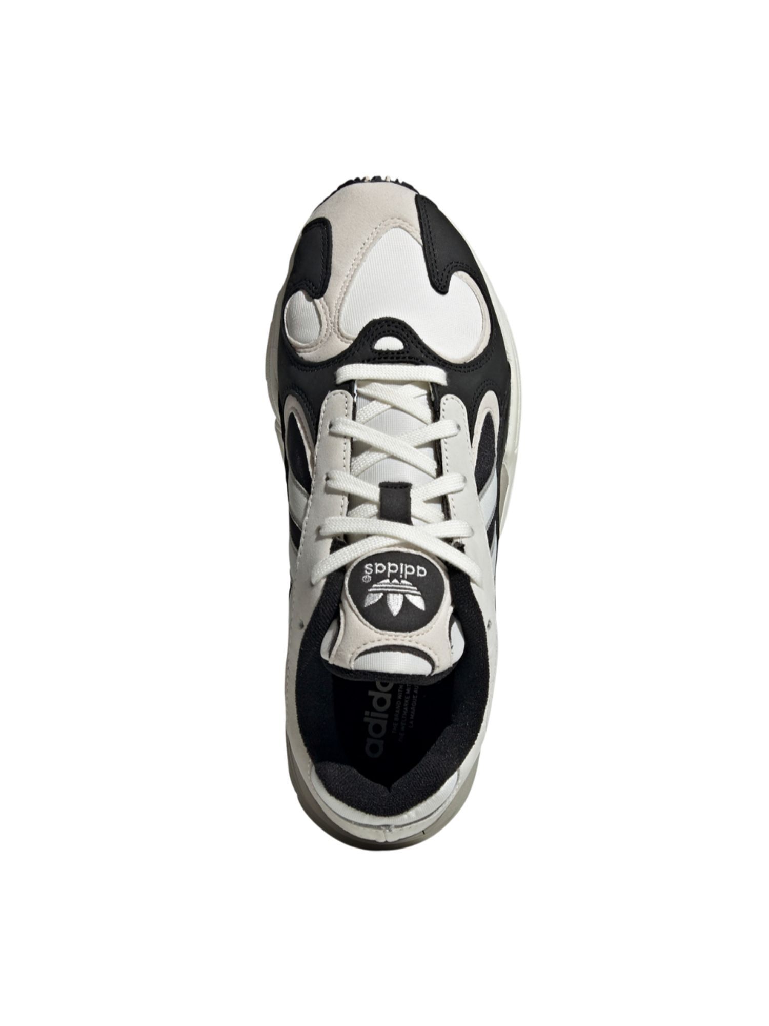 Black white adidas yung 1 hot sale