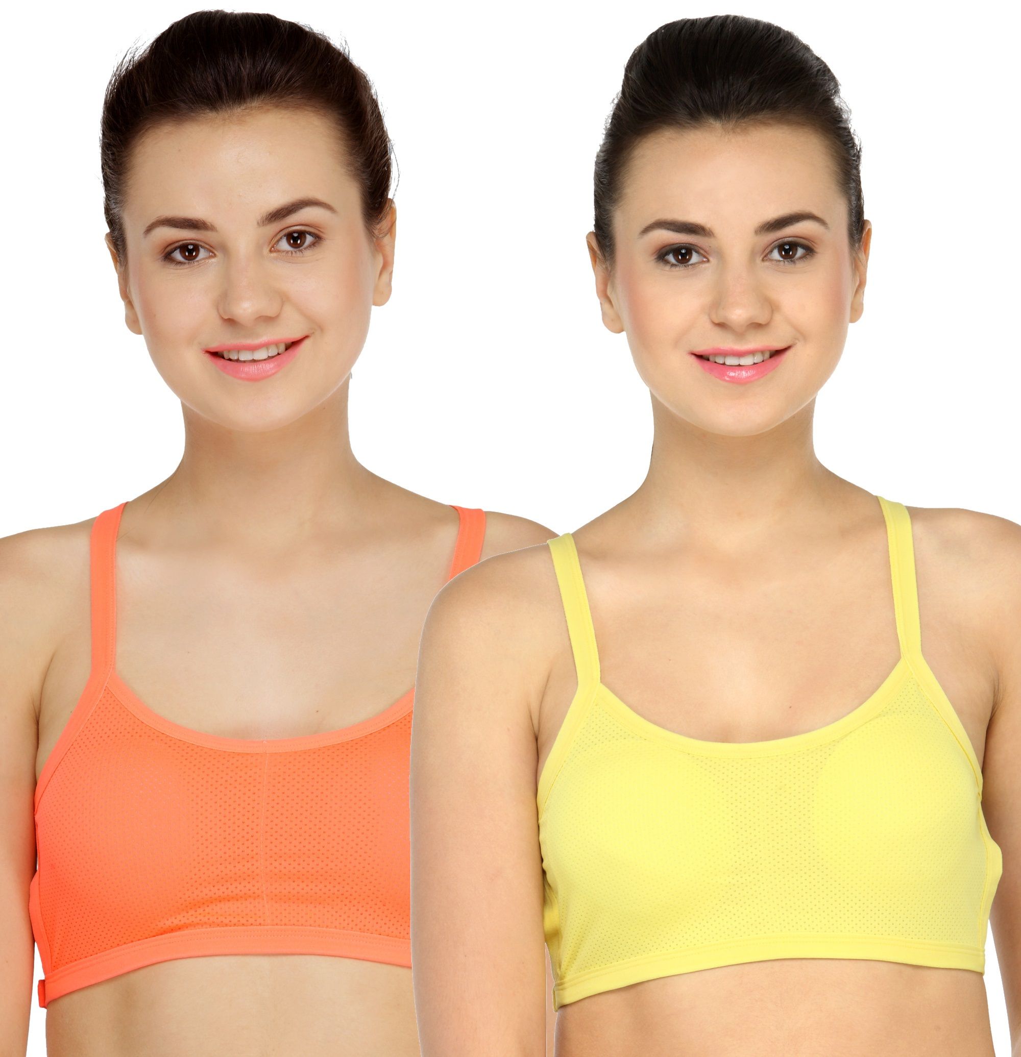 Polyester spandex sports bra clearance