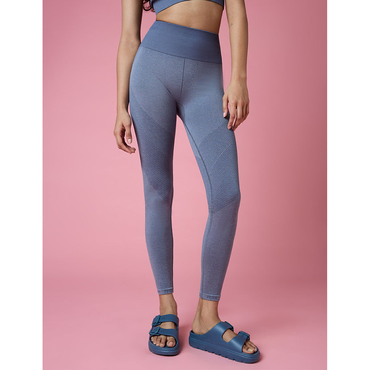 Buy FEIER Wave Blue Leggings Online