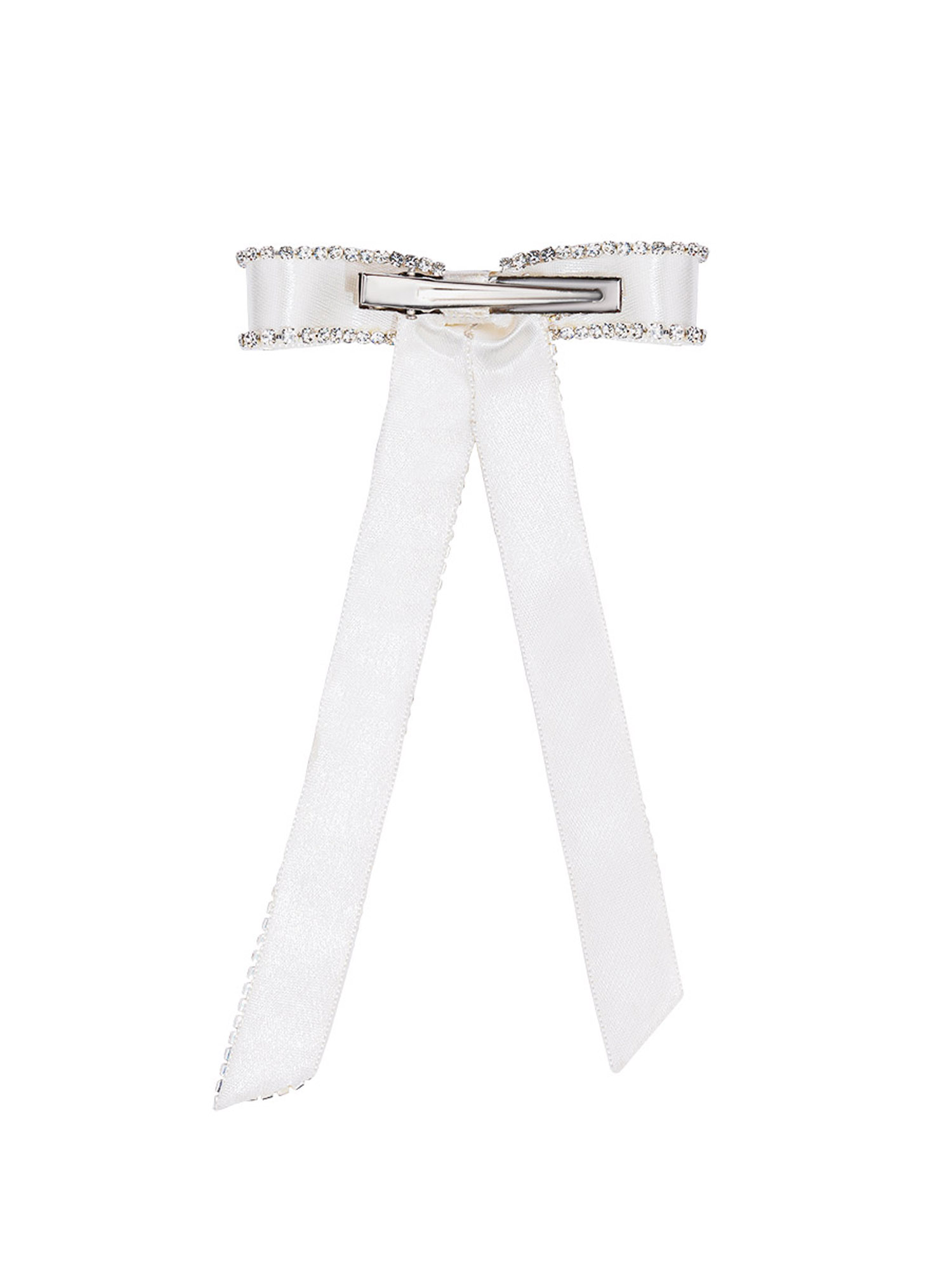 Hair Drama Co Embellished Hair Bow Alligator Clip - Gold