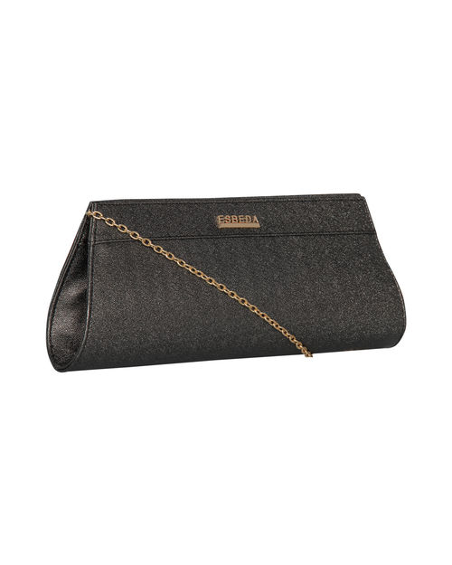 Buy Esbeda Grey Medium Size Designer Party Clutch Online