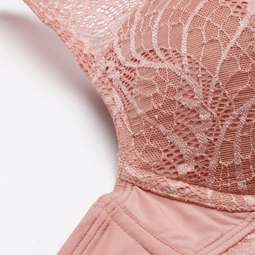 Buy Enamor F091 Padded Wired Butterfly Cleavage Enhancer Plunge Push Up Bra  Forever Rose Pink Online