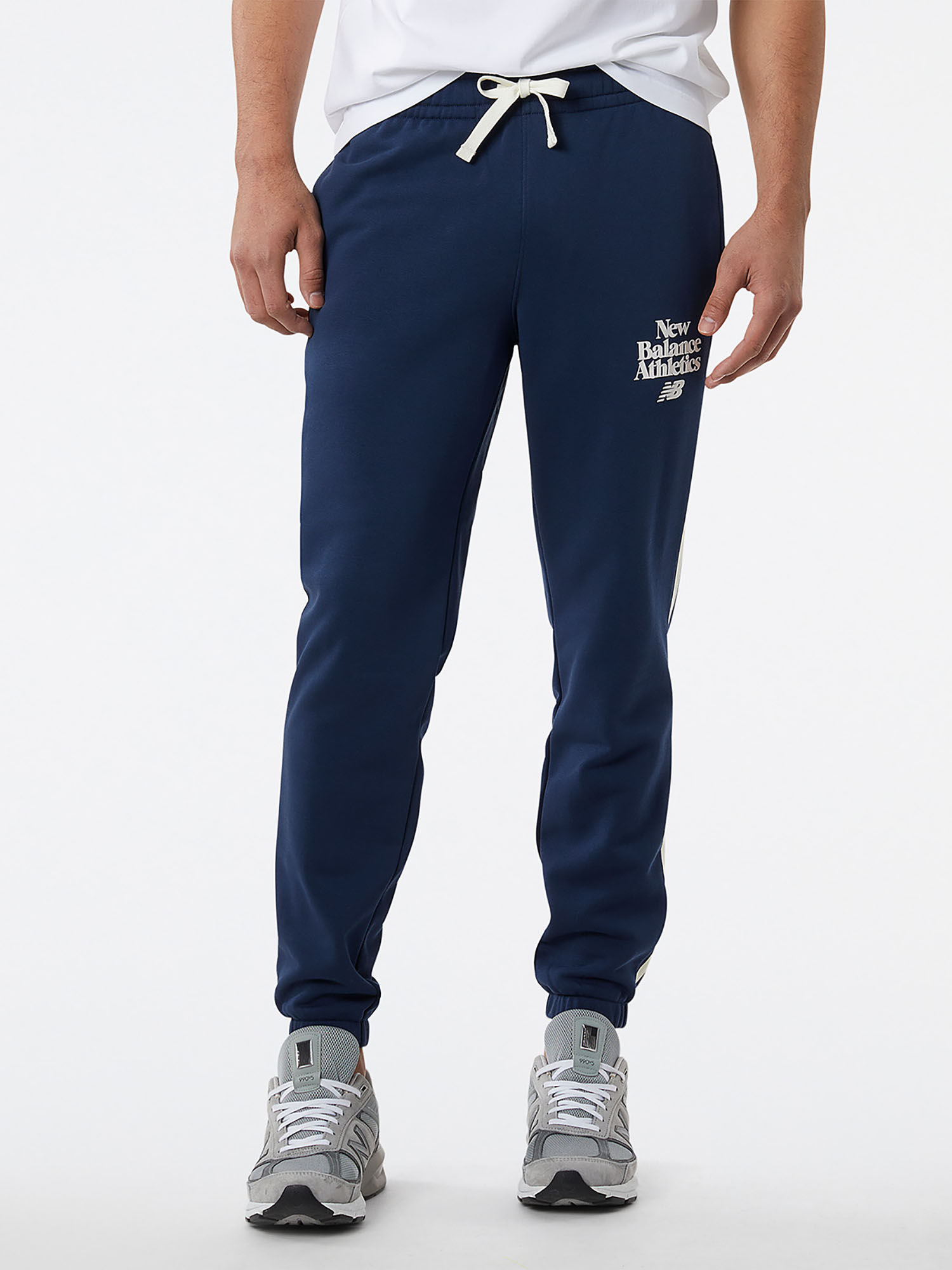 Buy New Balance Men Natural Indigo Activewear Trackpant Online