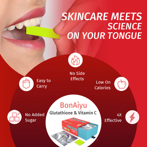glutathione oral strips BonAyu L-Glutathione 500mg and Vitamin C 120mg Mouth Dissolving Strips -  Improves Skin & Liver Health - Butterscotch Flavour - Made with Natural  Ingredients