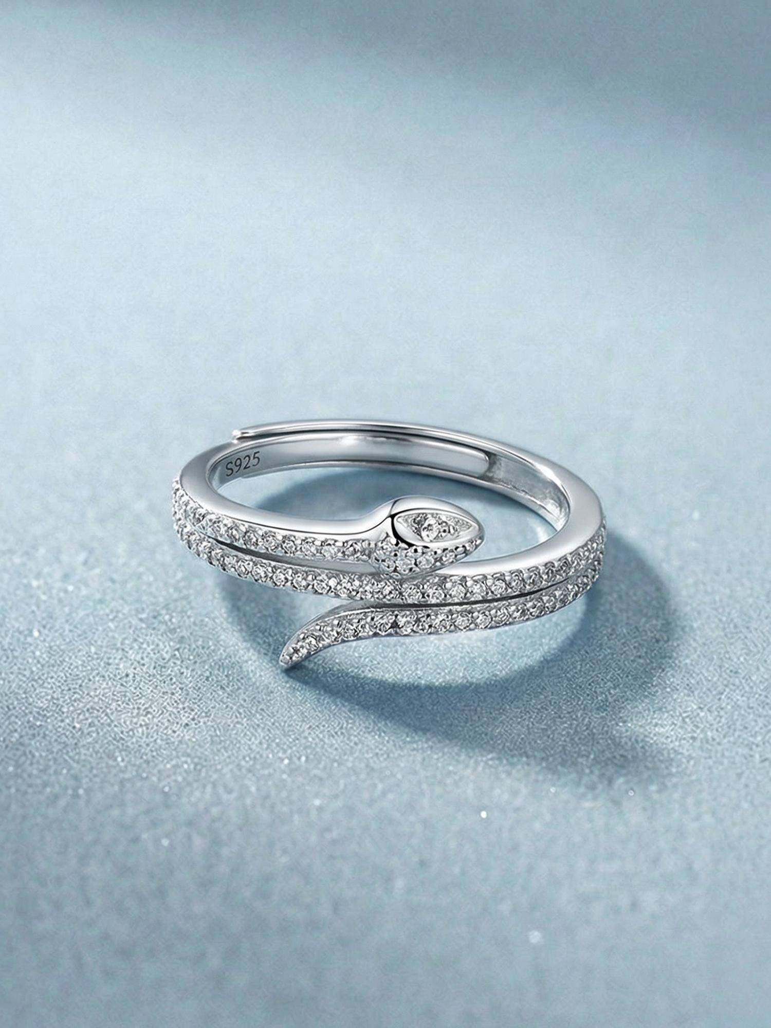 Palmonas Luna Coil 925 Sterling Silver Ring for Women