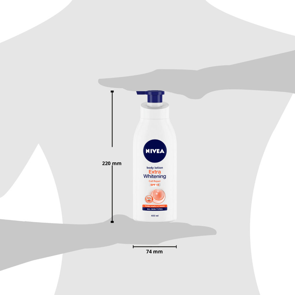 nivea extra whitening cell repair body lotion
