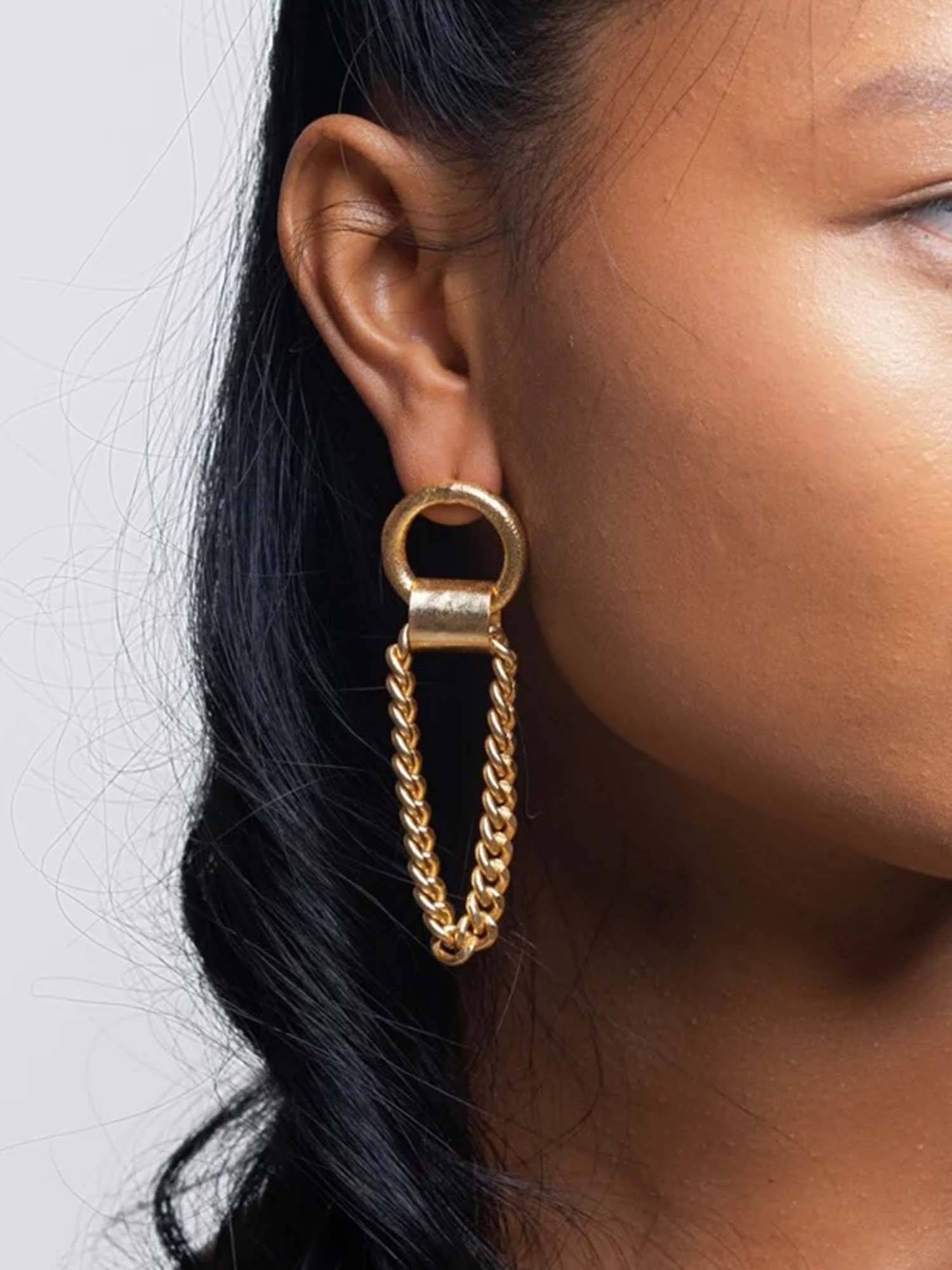 BaalaJewels Gold Fierce Earrings