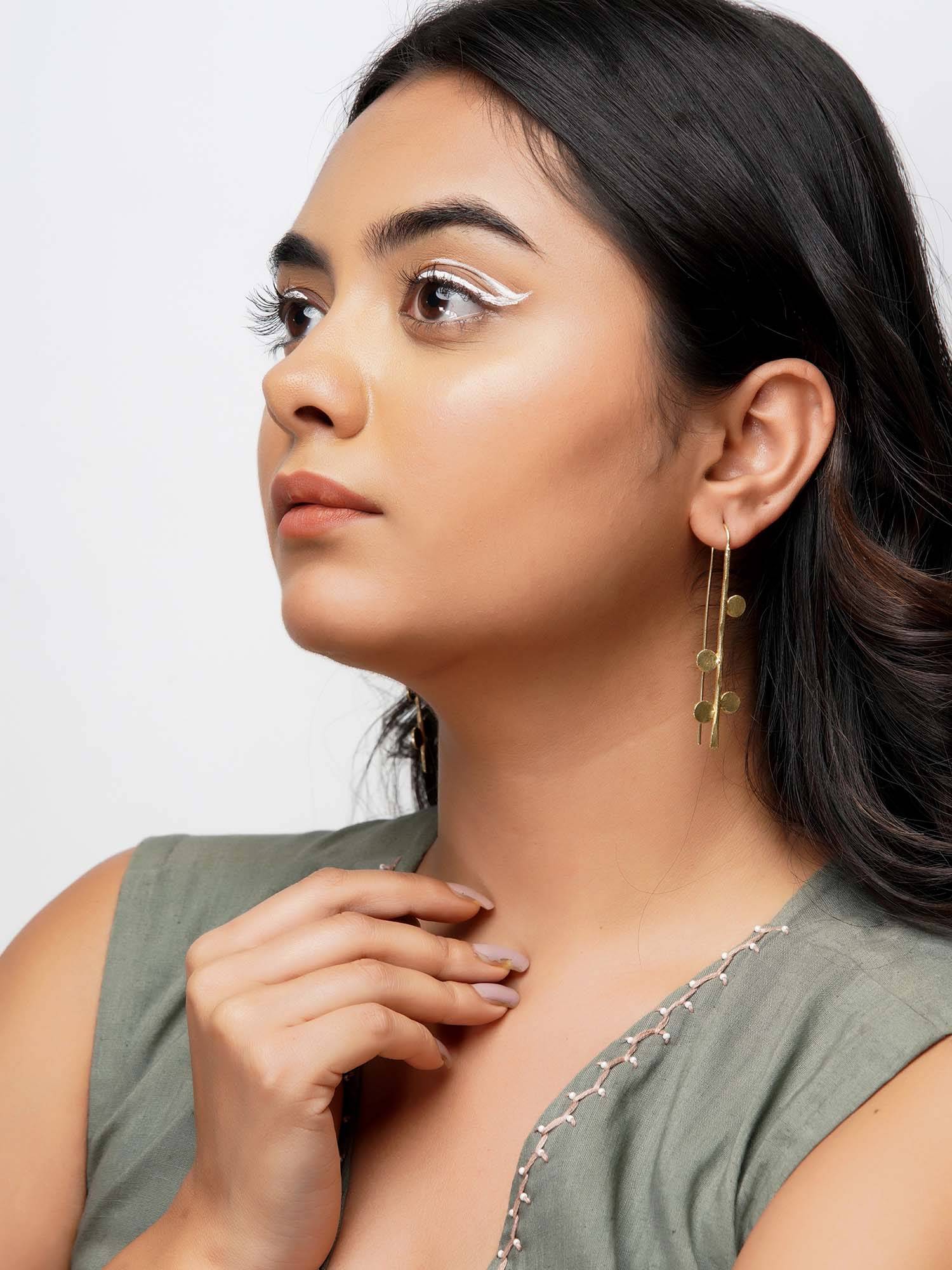 BaalaJewels Gold Striking Earrings