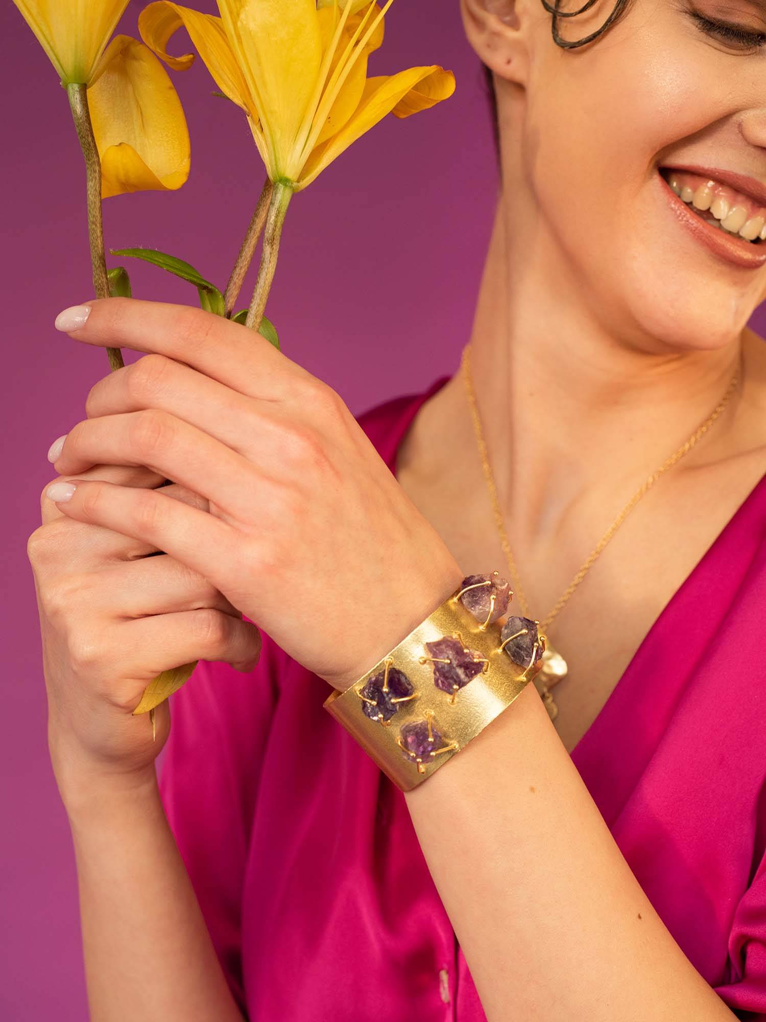 BaalaJewels Purple Amethyst Bracelet