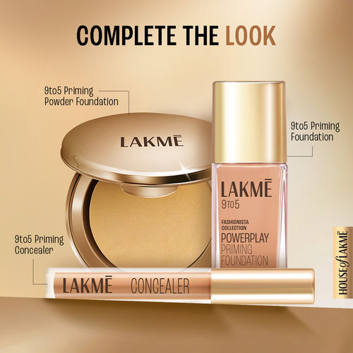 Buy Lakme Powerplay Priming Powder Foundation, 3-In-1, Lasting
