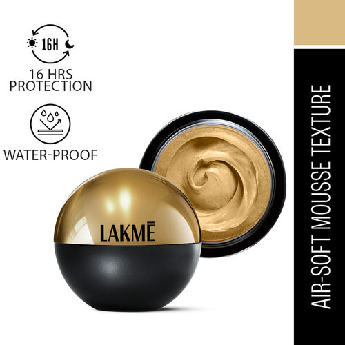 Lakme Xtraordin-Airy Mattereal Mousse Foundation, Matte Finish, With SPF8