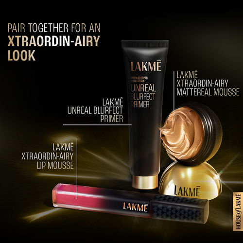Lakme Xtraordin-Airy Mattereal Mousse Foundation, Matte Finish, With SPF8,  01 Classic Ivory