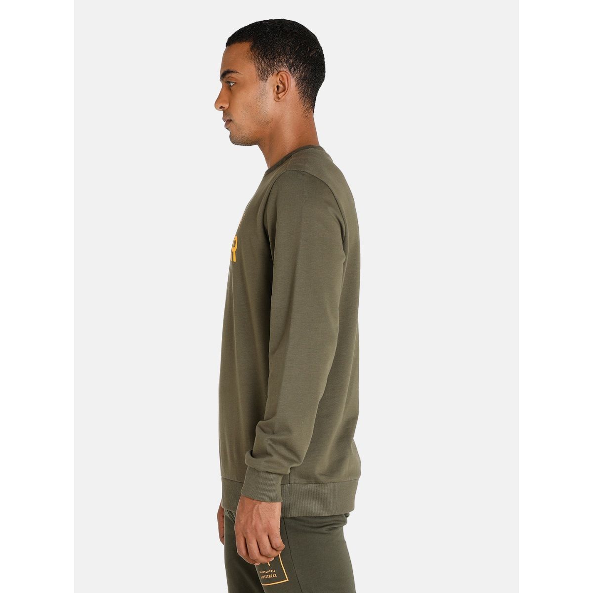 Buy Puma Forever Faster Crew Mens Green Sweatshirts Online