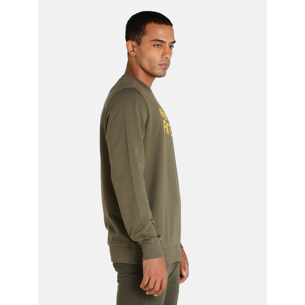 Buy Puma Forever Faster Crew Mens Green Sweatshirts Online