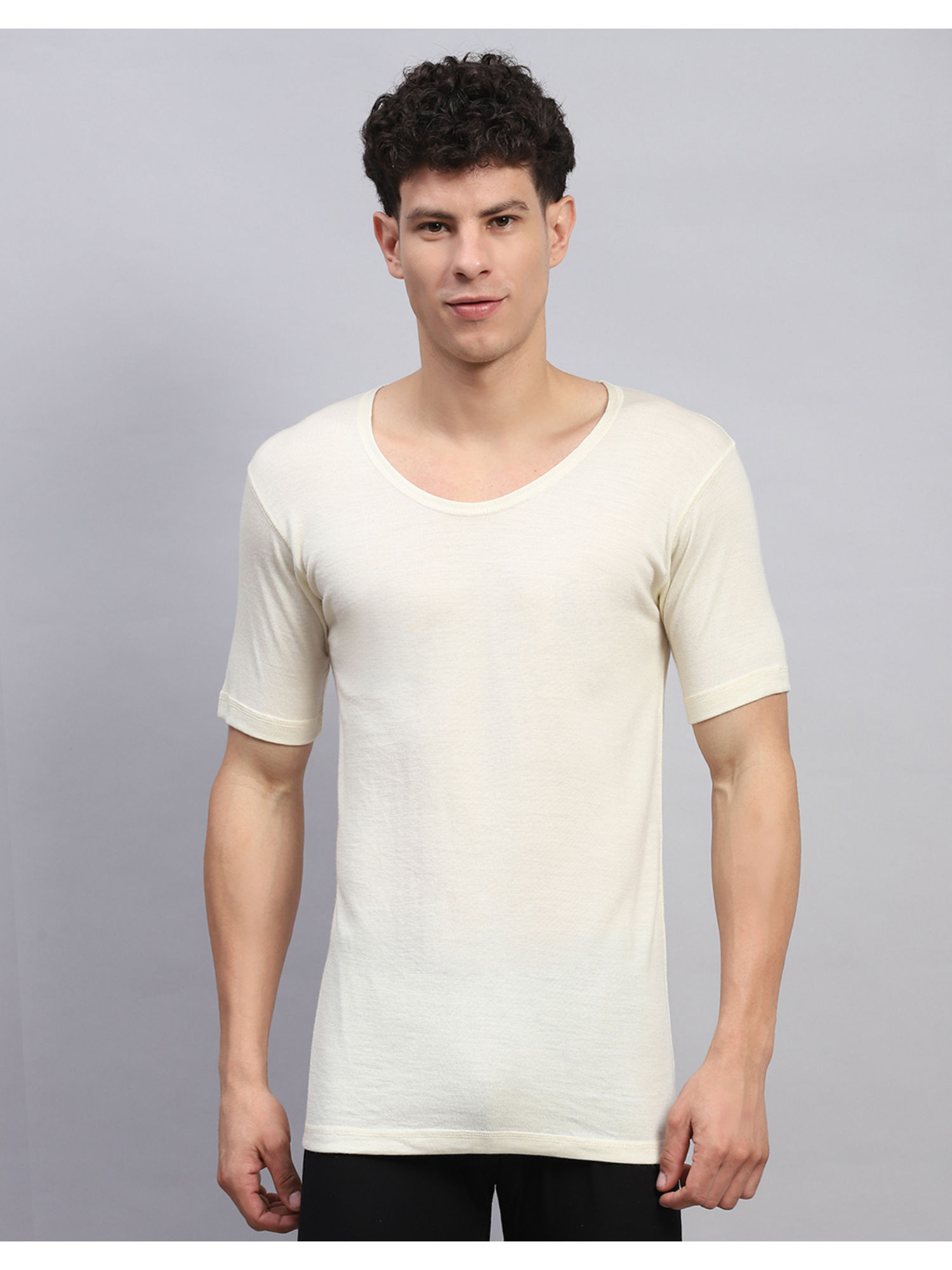 Round Neck Monte Carlo Woolen Inner Buy Monte Carlo Mens Solid